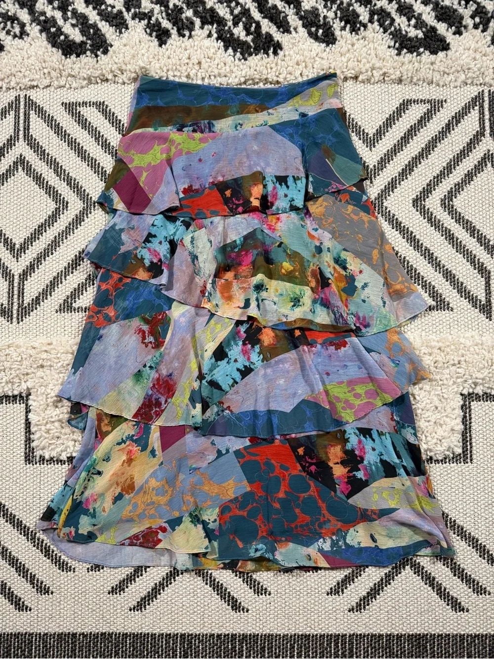 Women’s Anthropologie Maeve Tiered Maxi Skirt Size 2P